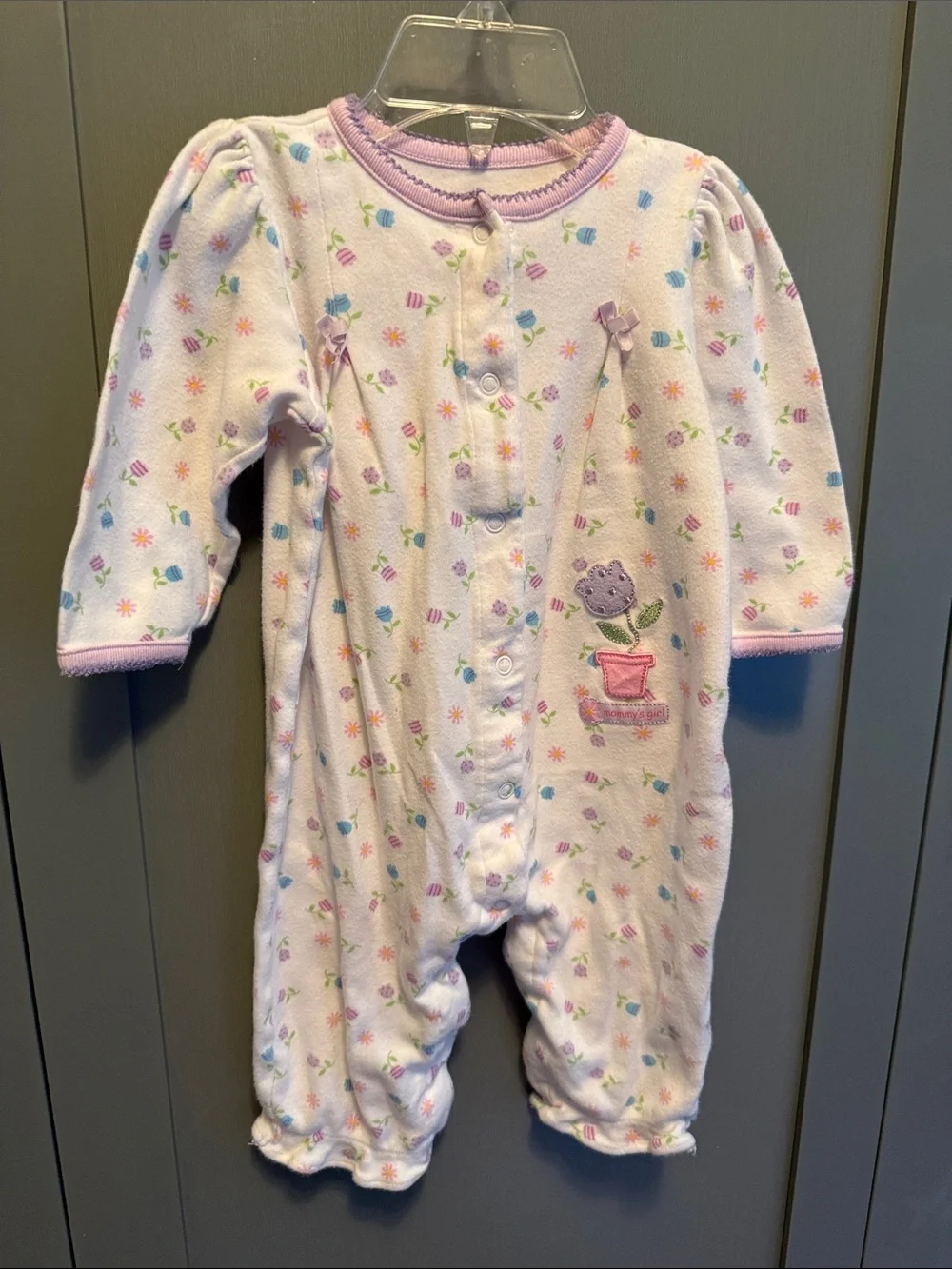 💚💰BOGO FREE Bundle of 6 Baby Girl Sleepers Pajamas 6-12 mo